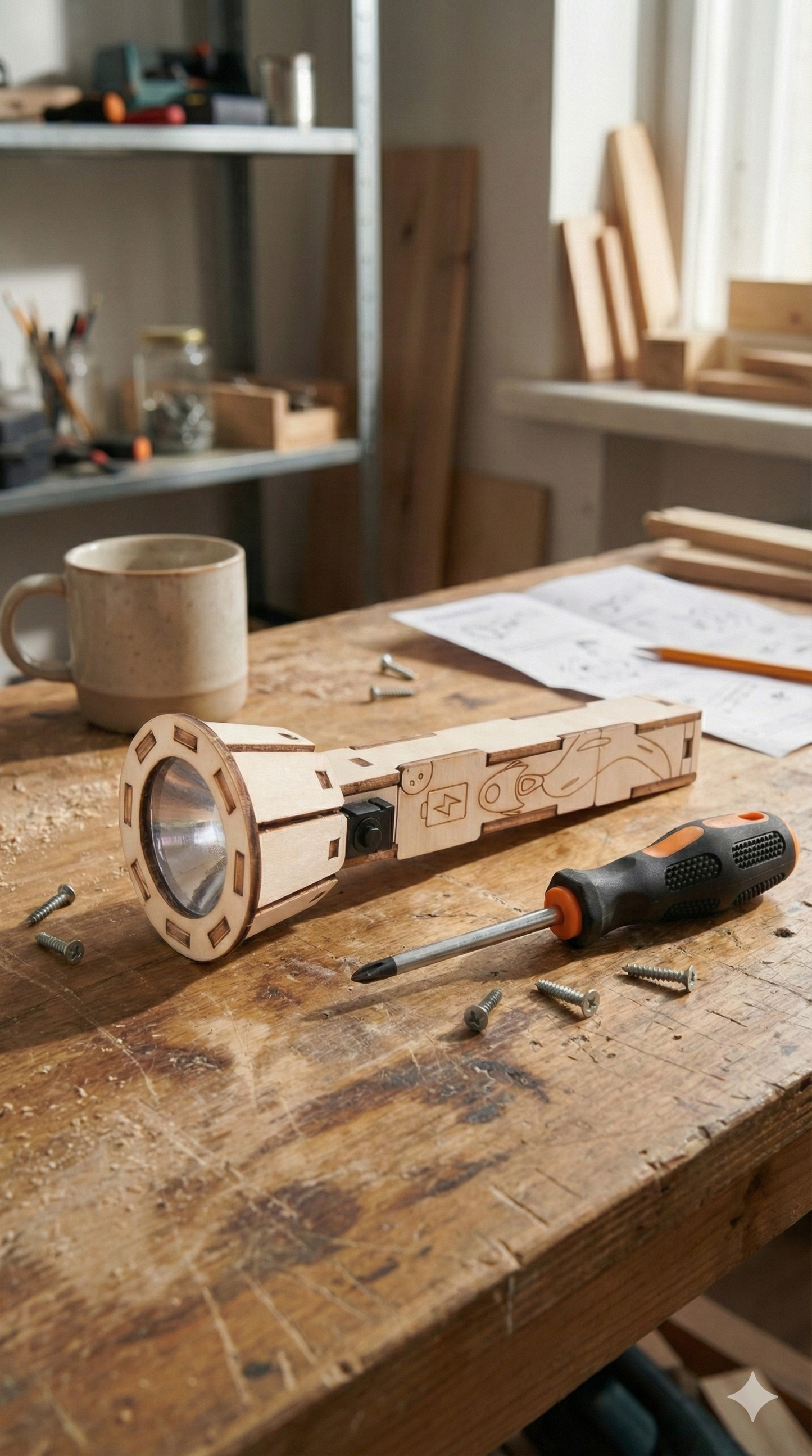 Kit Linterna Armable